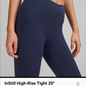 Lululemon InStill High-Rise Tight 25” NWT Night Sea